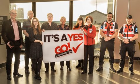 GO! Southampton celebrates emphatic “yes” vote for new term