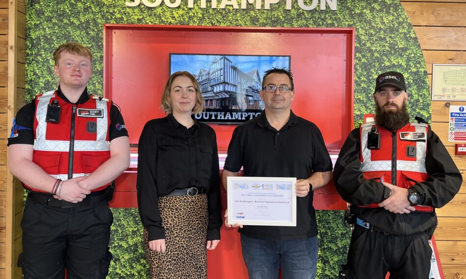 GO! Southampton secures national accreditation for tackling crime in the city centre for a further three years